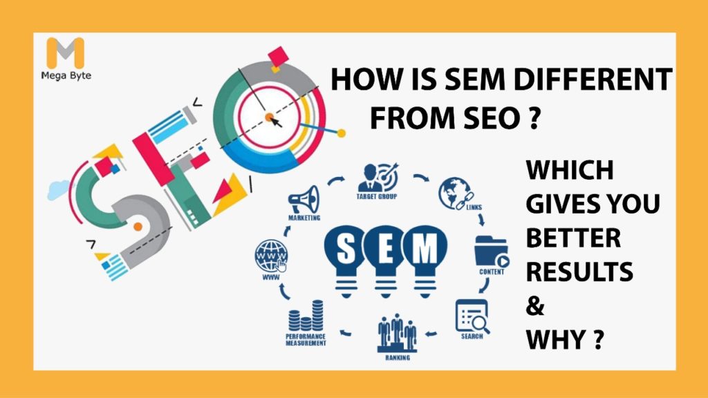 Difference between SEO and SEM, which of them (SEM vs SEO) is better and gives good results?